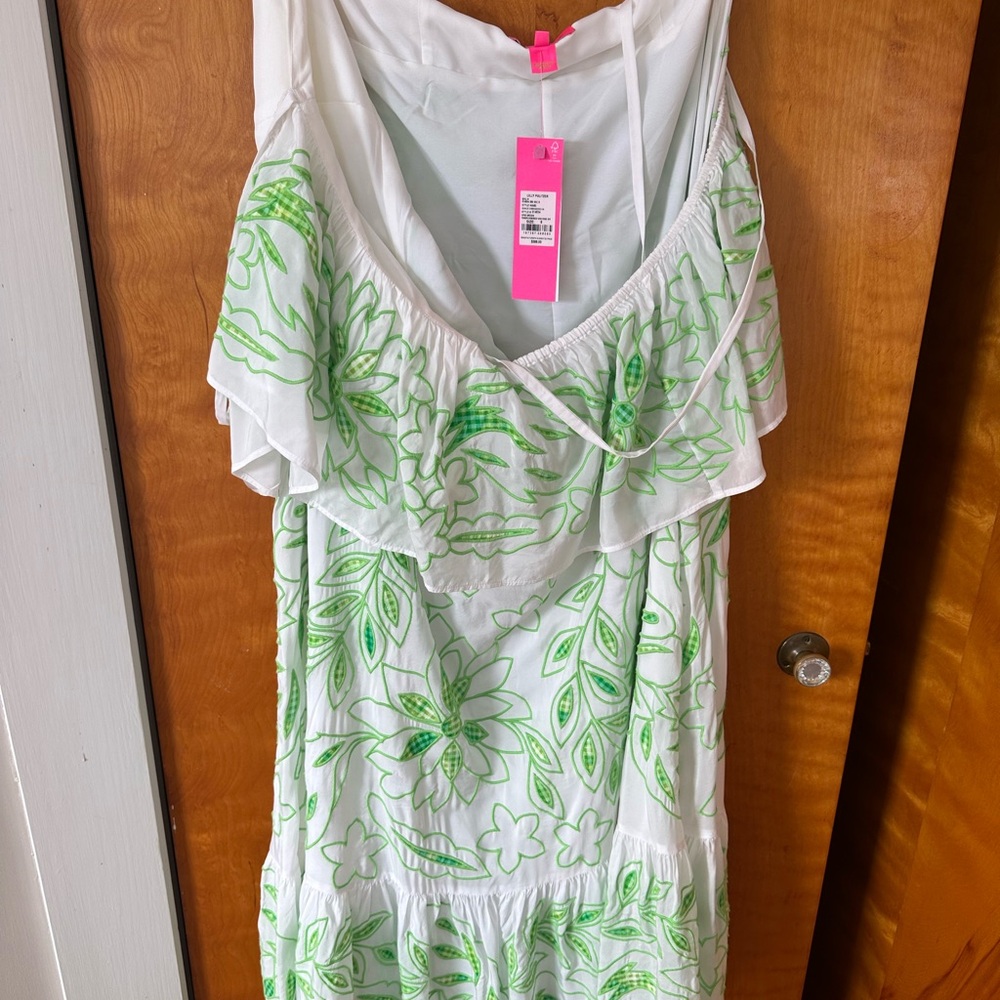NWT!!! Lilly Pulitzer Quinlee Embroidered Maxi Dress - Size 8 - Picture 8 of 12